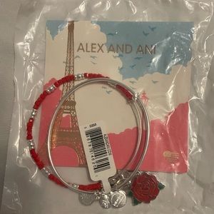 Rose Alex and Ani Bracelet Set - New in unopened package